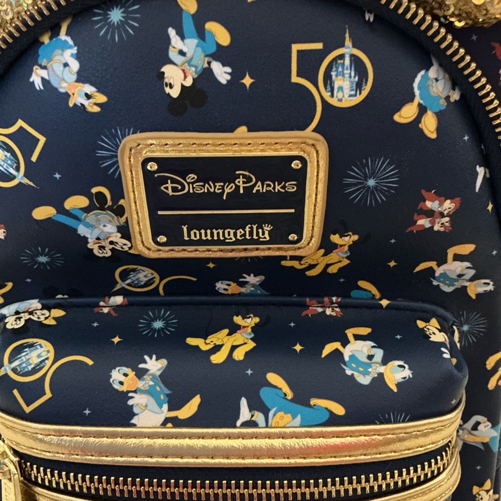 Disney’s 50th Anniversary Loungefly with Matching-ears. - Picture 4 of 10